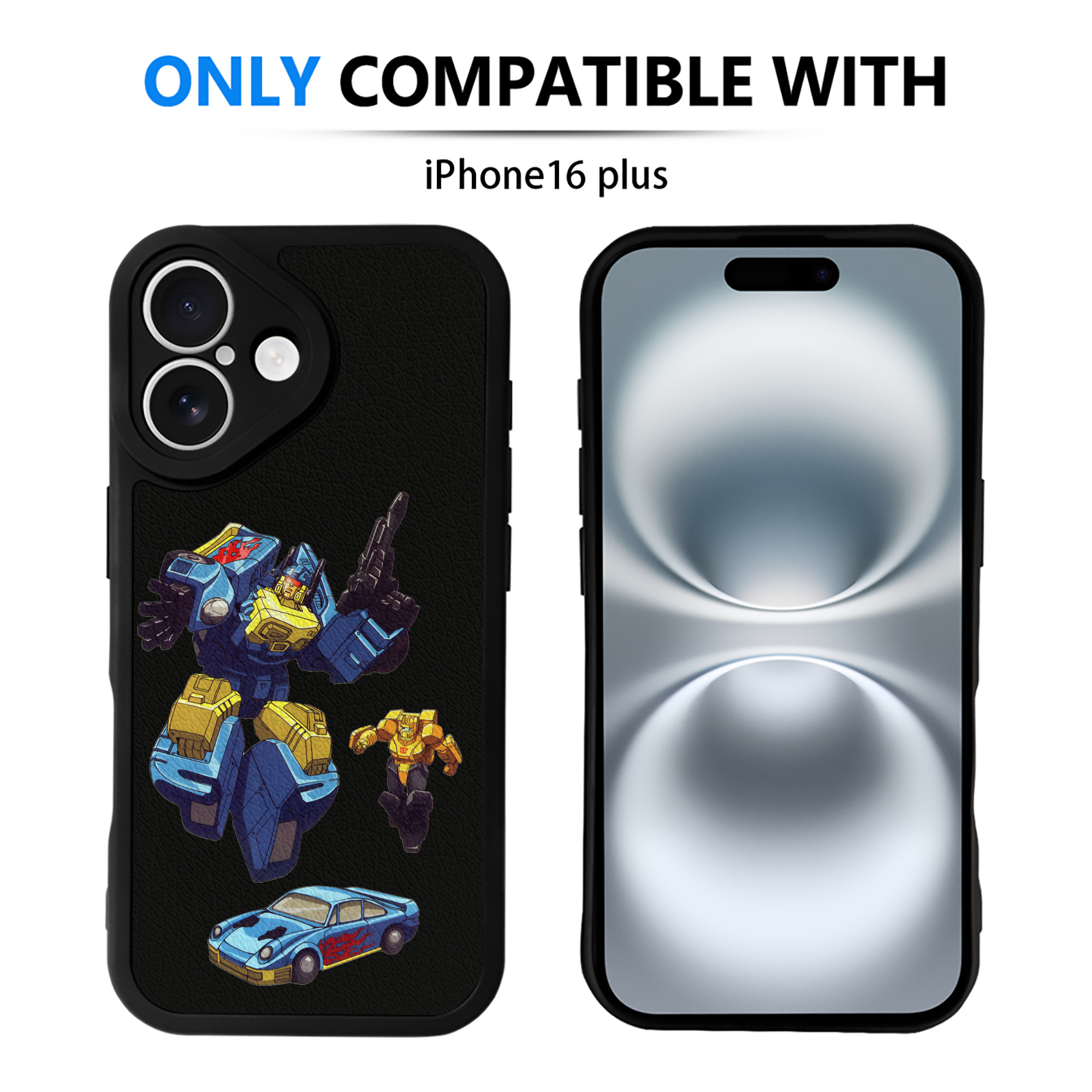 （画像用）  【iPhone 16シリーズ対応】シリコンスマホケース（レザー調） 材質：シリコン